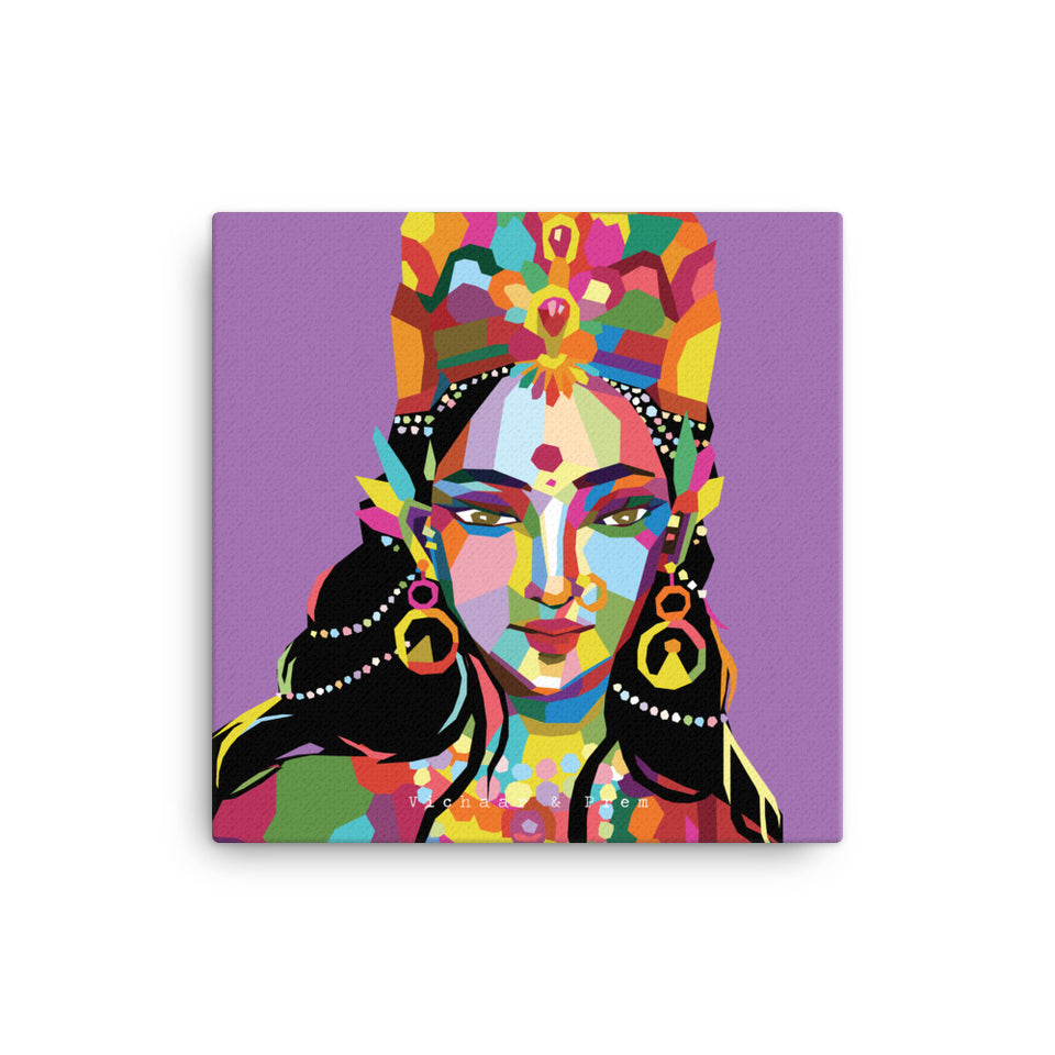 Laxmi Pop Art Canvas Print