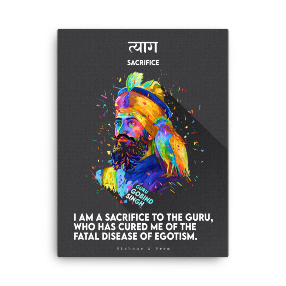Sacrifice: Guru Gobind Singh Canvas Print