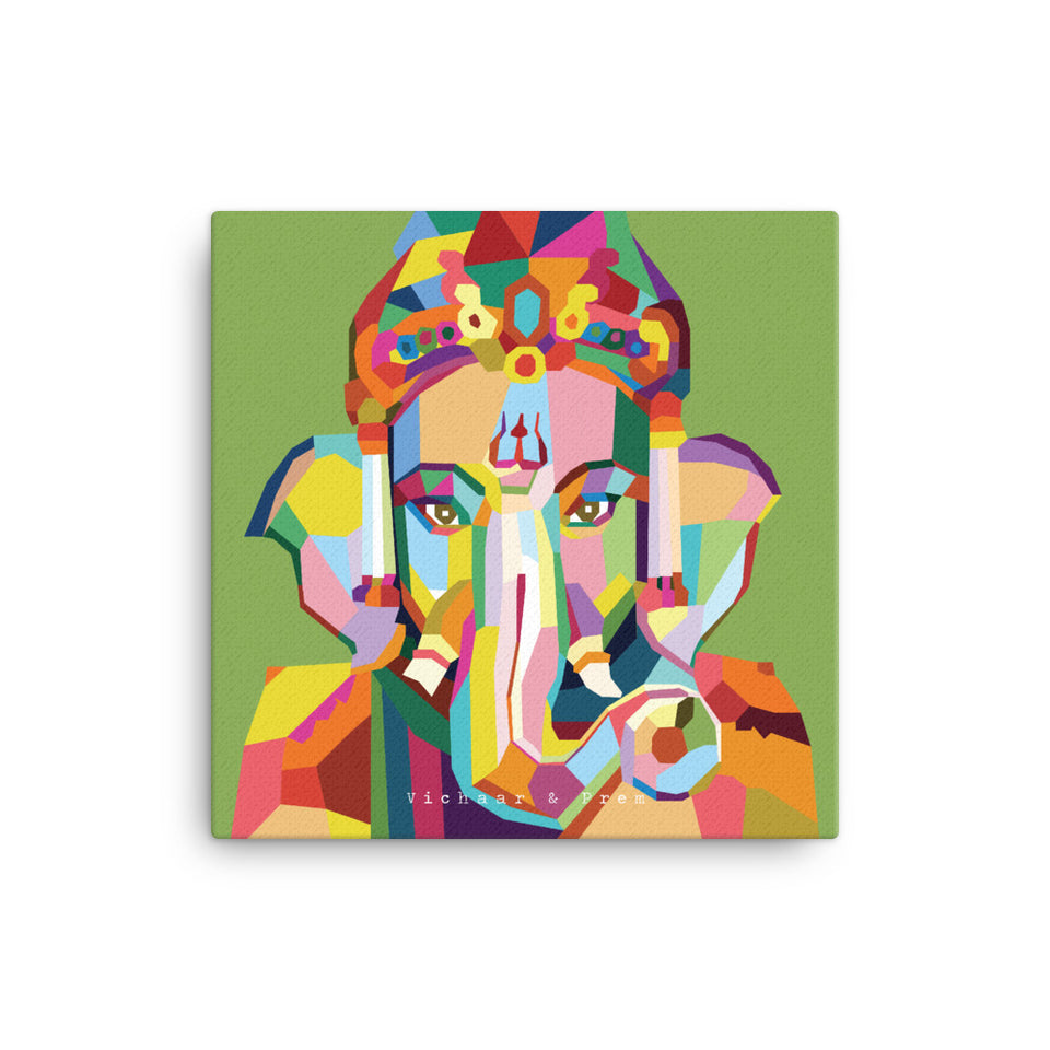 Ganesh Pop Art Canvas Print