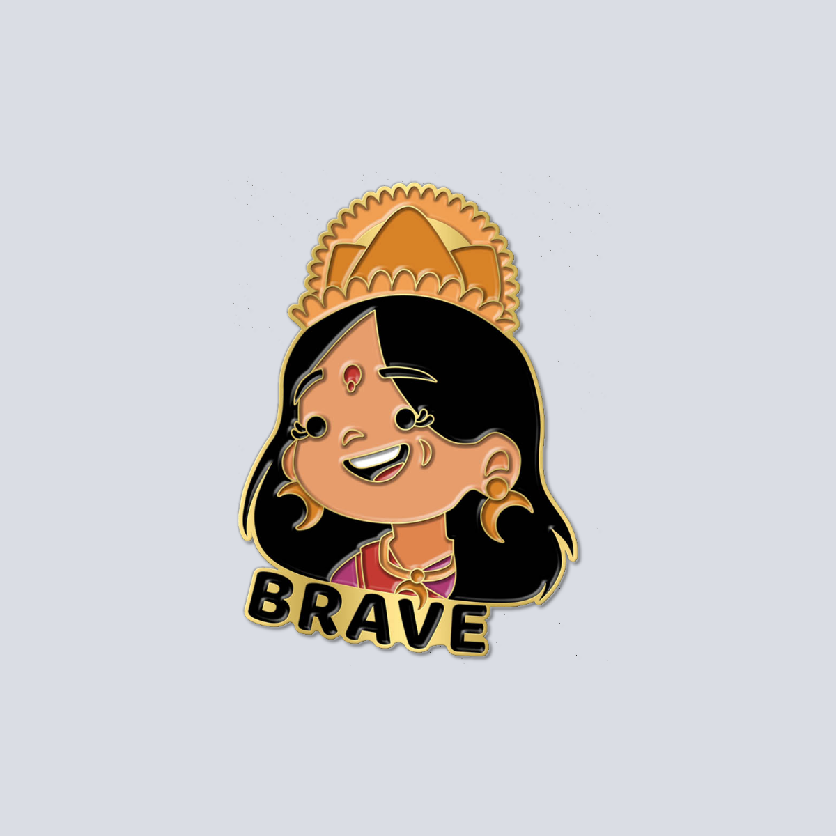 Little One Builds Enamel Pins