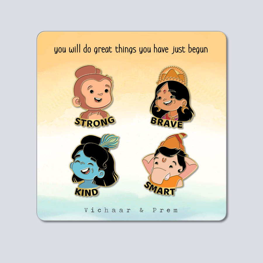 Little One Builds Enamel Pins