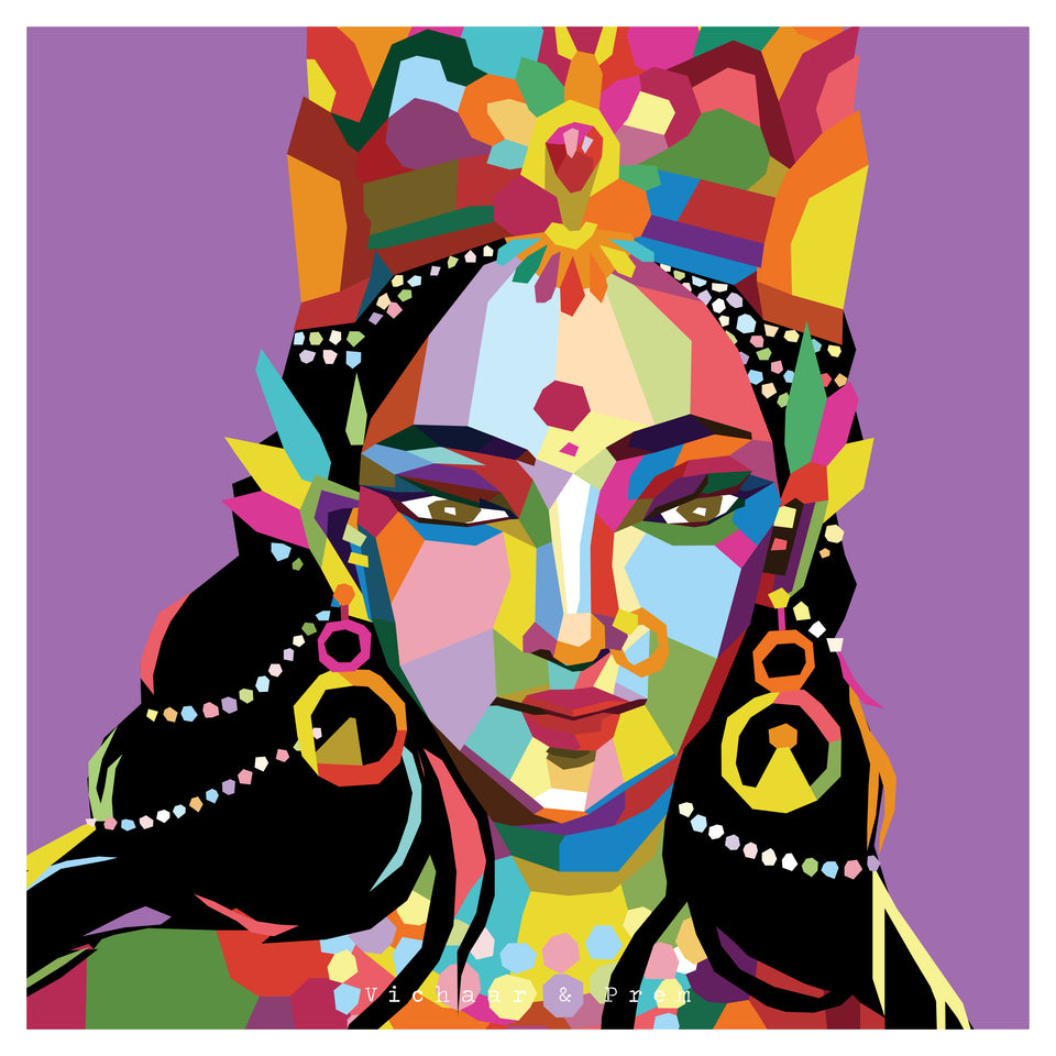 Laxmi Pop Art Poster Print
