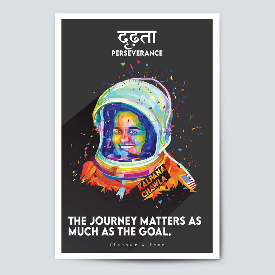 Perseverance: Kalpana Chawla Poster Print