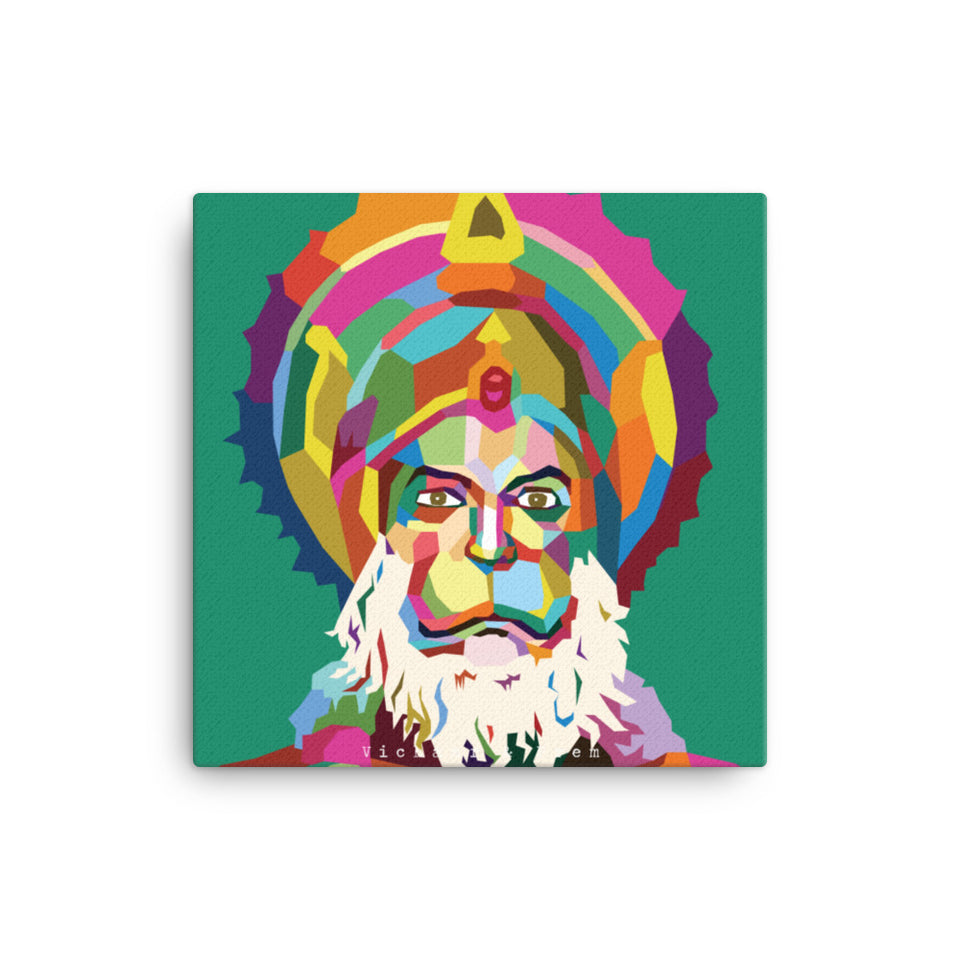Hanuman Pop Art Canvas Print