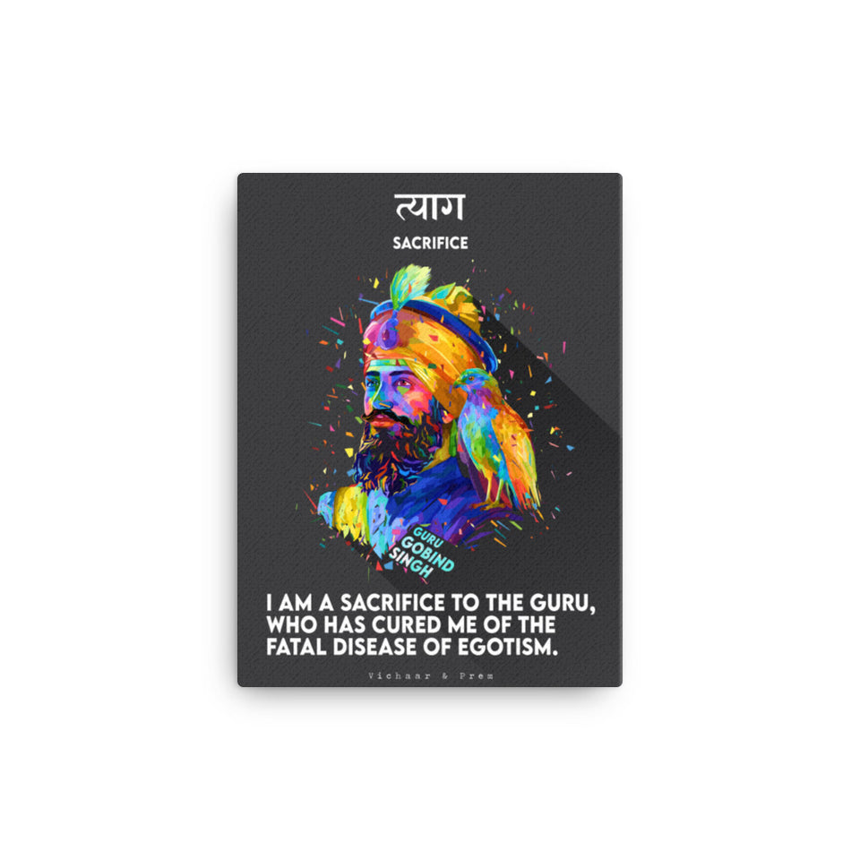 Sacrifice: Guru Gobind Singh Canvas Print