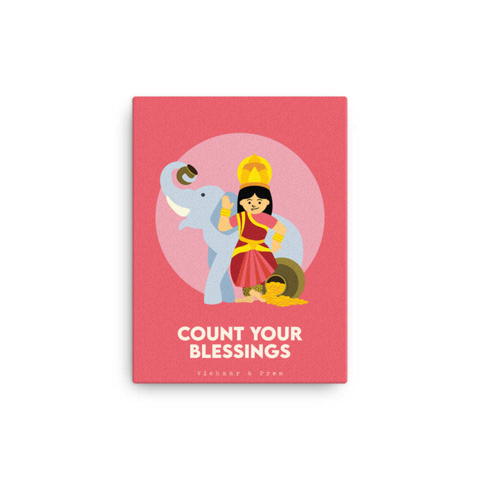 Count Your Blessings Canvas Print