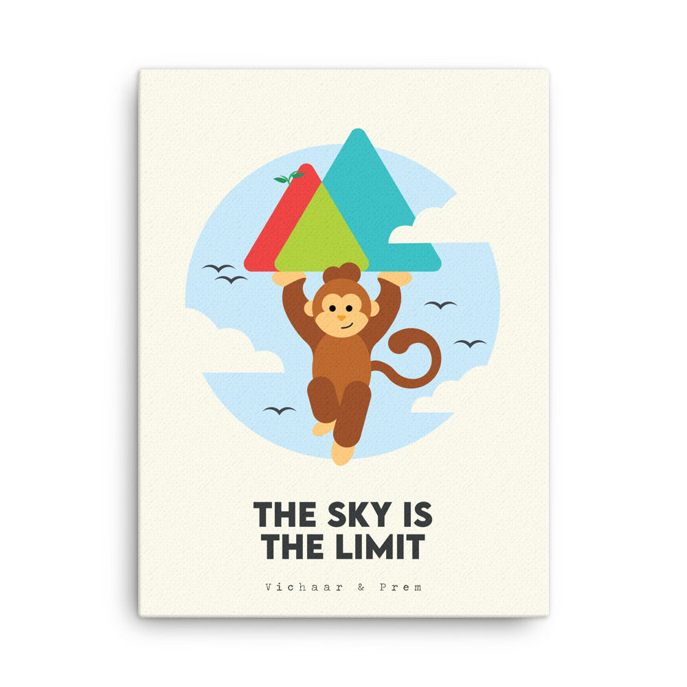 The Sky Is The Limit Canvas Print