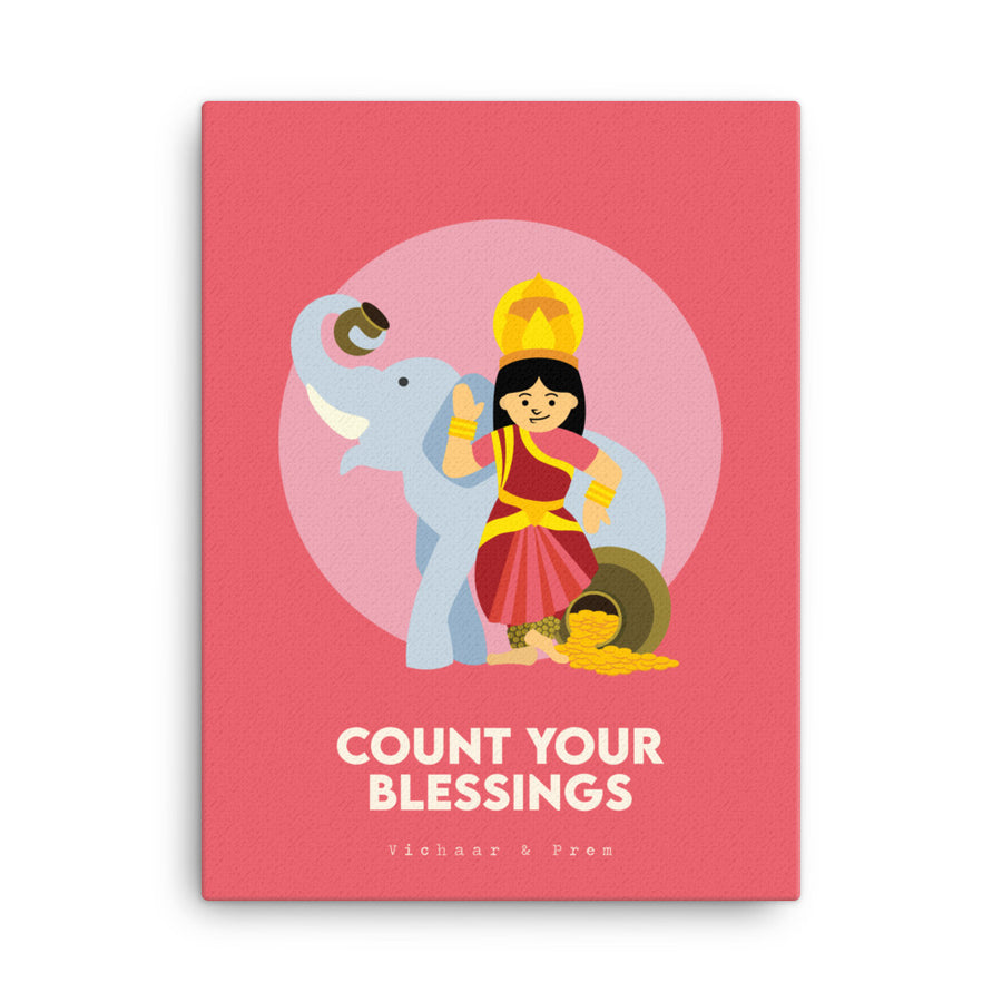 Count Your Blessings Canvas Print