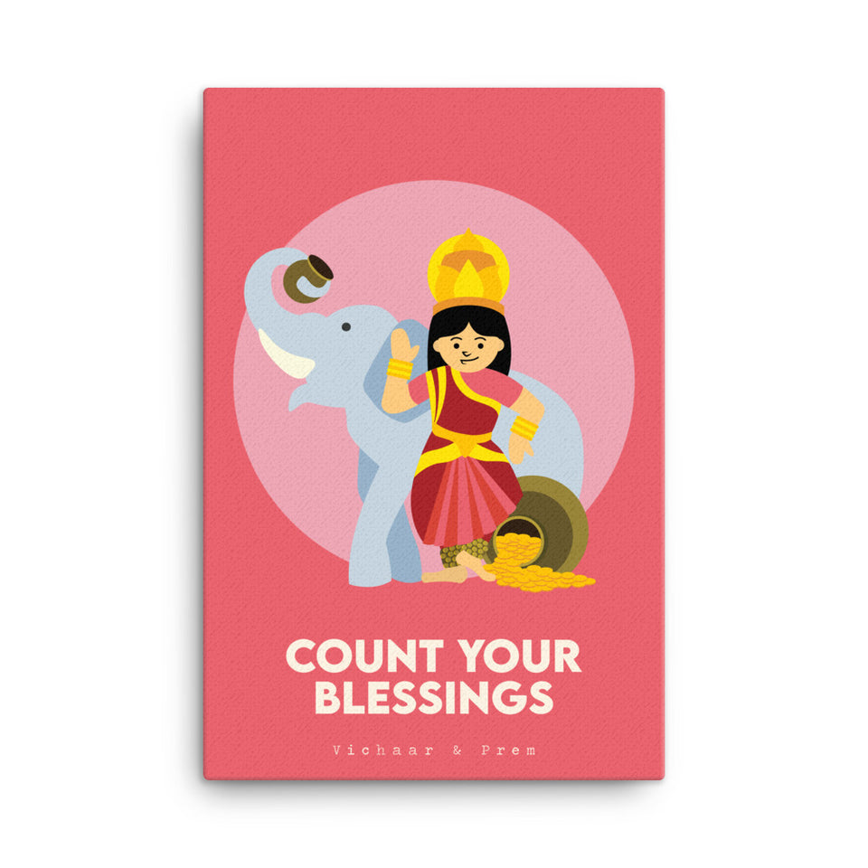 Count Your Blessings Canvas Print