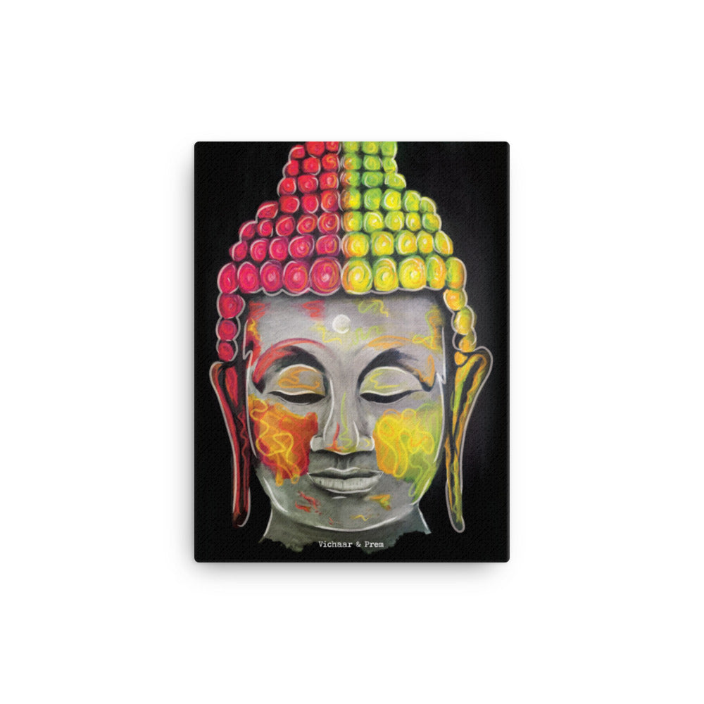 Holi Buddha Canvas Print